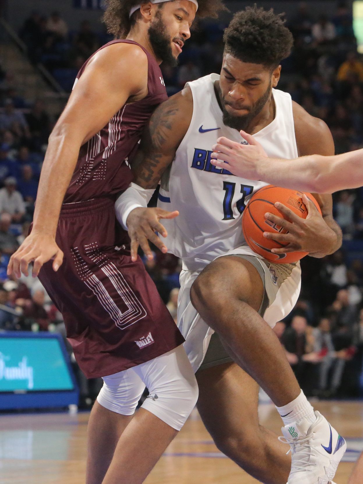 The Billikens and Salukis battle at Chaifetz Arena
